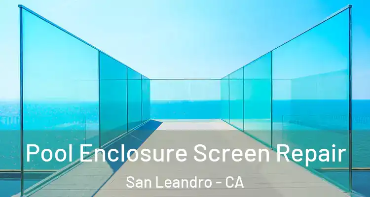  Pool Enclosure Screen Repair San Leandro - CA