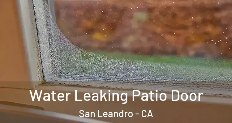  Water Leaking Patio Door San Leandro - CA
